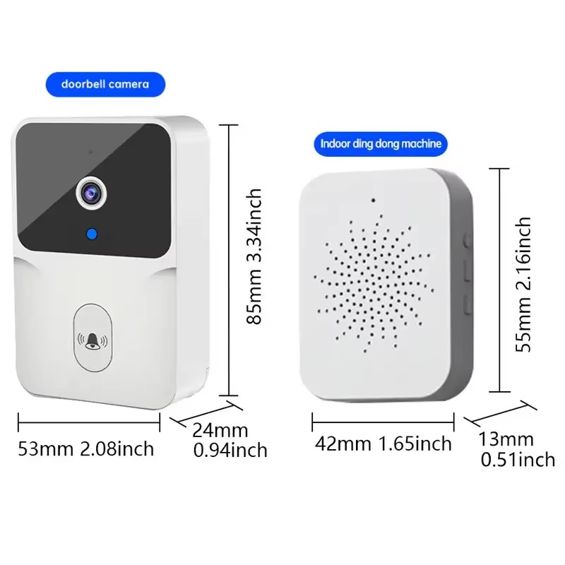 Tuya Smart Video Doorbell WiFi Wireless HD Camerabattery