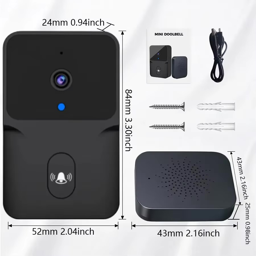 Tuya Smart Video Doorbell WiFi Wireless HD Ca...