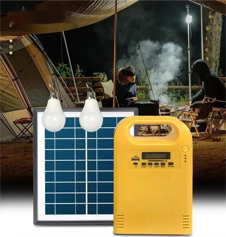 Portable Mini Solar Energy System Generator with LED Ligh...